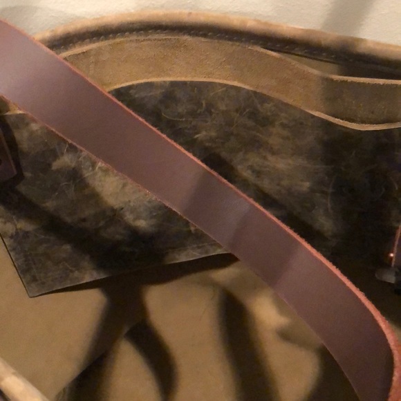 Black feather leather tote - Picture 2 of 4